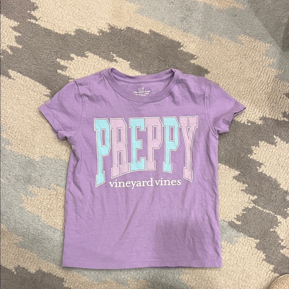 Vineyard Vines Kids Lavender Preppy Tee